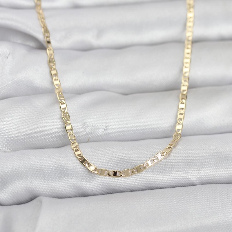 CM 14K Gold Renk Zincir Model 60 cm Kadın Kolye