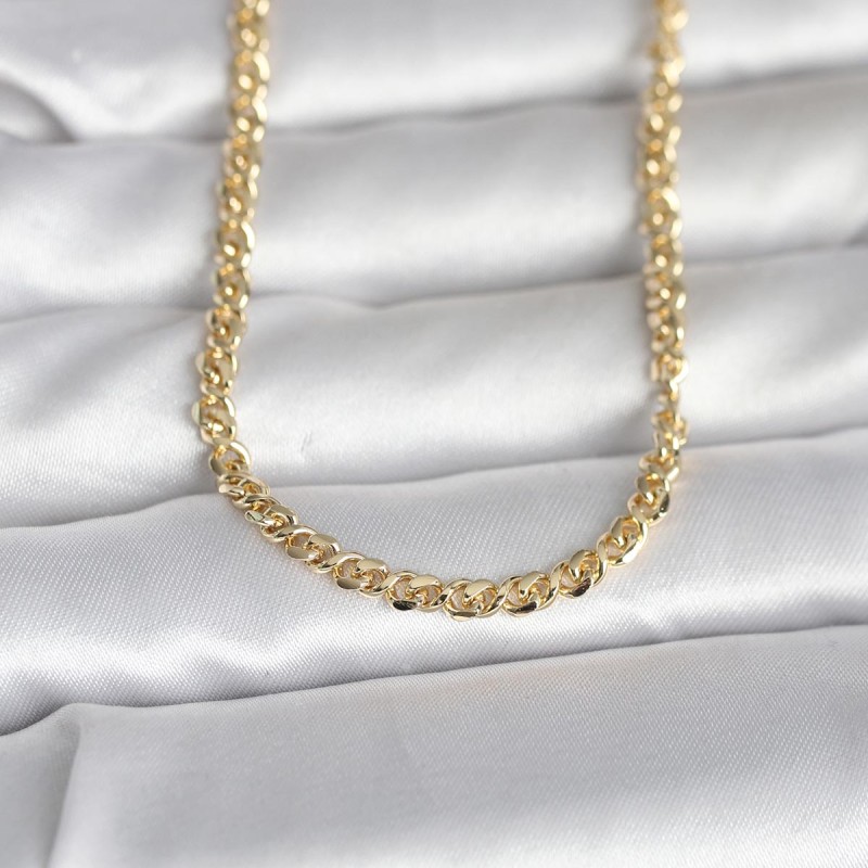 CM 14K Gold Renk Zincir Model 60 cm Kadın Kolye CM 14K Gold Renk Zincir Model 60 cm Kadın Kolye