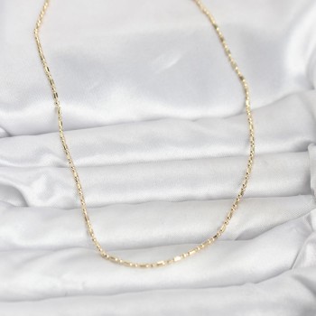 CM 14K Gold Renk Zincirli 60 cm Kadın Kolye CM 14K Gold Renk Zincirli 60 cm Kadın Kolye