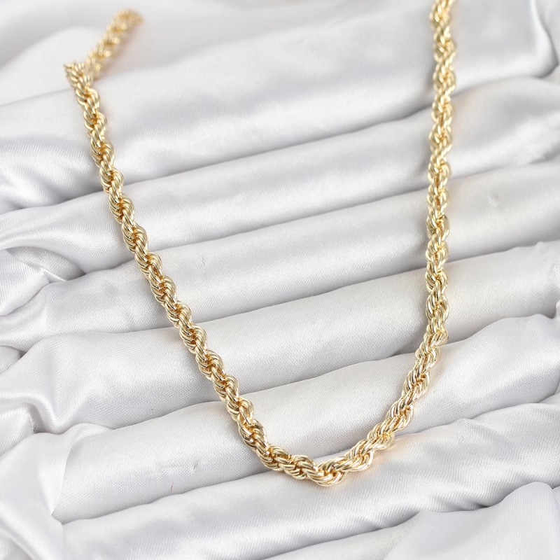 CM Burgu Model Gold Renk Pirinç 60 cm Kadın Kolye CM Burgu Model Gold Renk Pirinç 60 cm Kadın Kolye
