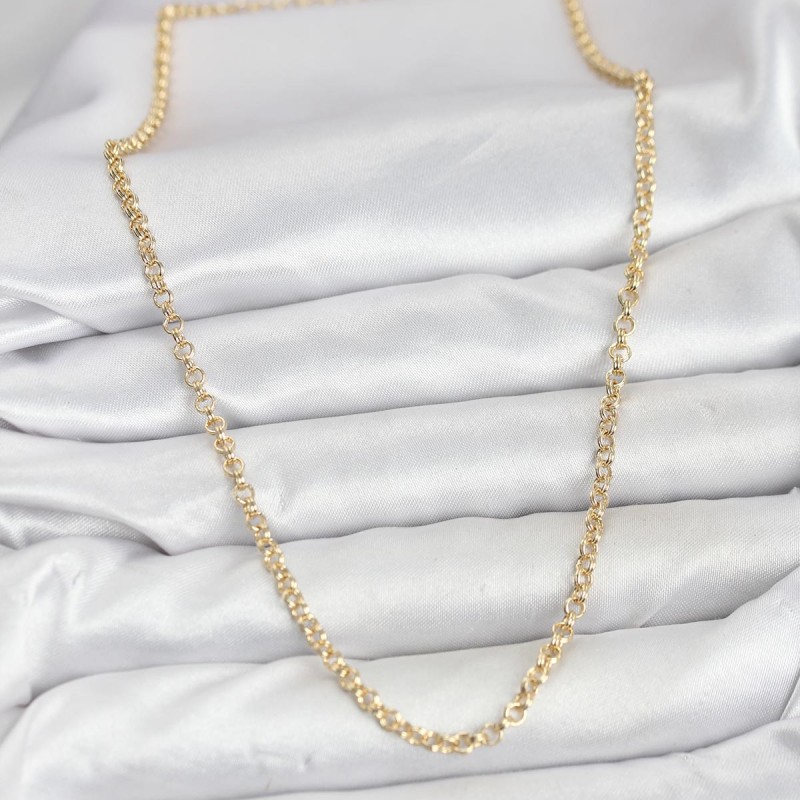 CM Gold Renk Pirinç Halkalı Model Kadın Kolye CM Gold Renk Pirinç Halkalı Model Kadın Kolye