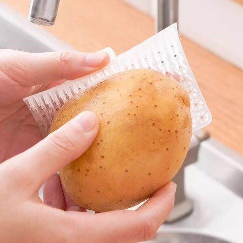 Çok Amaçlı Sebze ve Meyve Temizleme Patates Soyma Fırçası Çok Amaçlı Sebze ve Meyve Temizleme Patates Soyma Fırçası