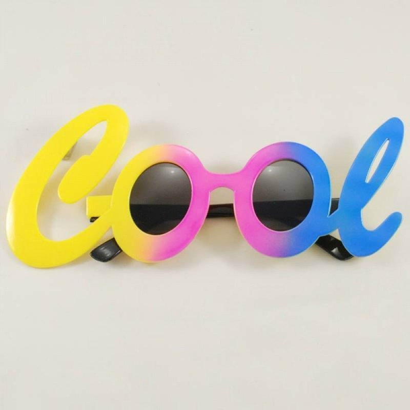 Cool Yazılı Rengarenk Parti Gözlüğü Cool Yazılı Rengarenk Parti Gözlüğü