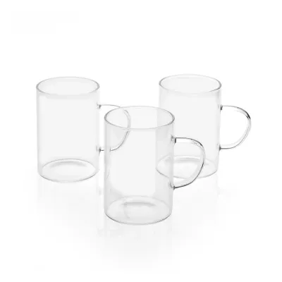 DecoHandy 6'lı Cam Kupa 200 ml DecoHandy 6'lı Cam Kupa 200 ml