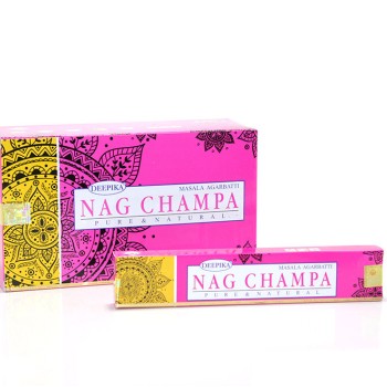 Deepika Nag Champa Aromalı Çubuk Tütsü Deepika Nag Champa Aromalı Çubuk Tütsü