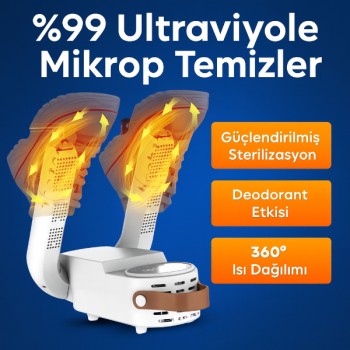 Dijital Ayakkabı Kurutma Ve Isıtma Makinesi