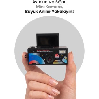 Dijital Mini Anahtarlık Kamerası - Katlanır Ekran - 1080p Çözünürlük Dijital Mini Anahtarlık Kamerası - Katlanır Ekran - 1080p Çözünürlük