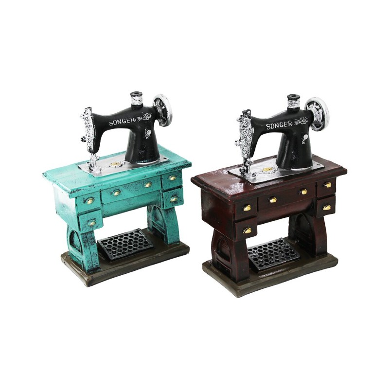 Dikiş Makinesi Tasarımlı Vintage Dekoratif Biblo - Tasarım Kumbara - Reçine Malzeme Dikiş Makinesi Tasarımlı Vintage Dekoratif Biblo - Tasarım Kumbara - Reçine Malzeme