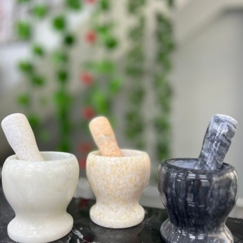 Doğal Cilalı Mermer Havan Doğal Cilalı Mermer Havan