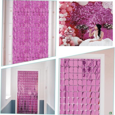 Ekstra Metalize Rose Gold Disko Kapı Perdesi Ekstra Metalize Rose Gold Disko Kapı Perdesi