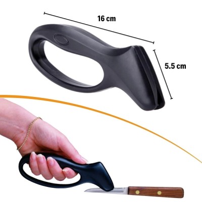 Ergonomik Paslanmaz Çelik Manuel Bıçak Bileme Aleti Ergonomik Paslanmaz Çelik Manuel Bıçak Bileme Aleti