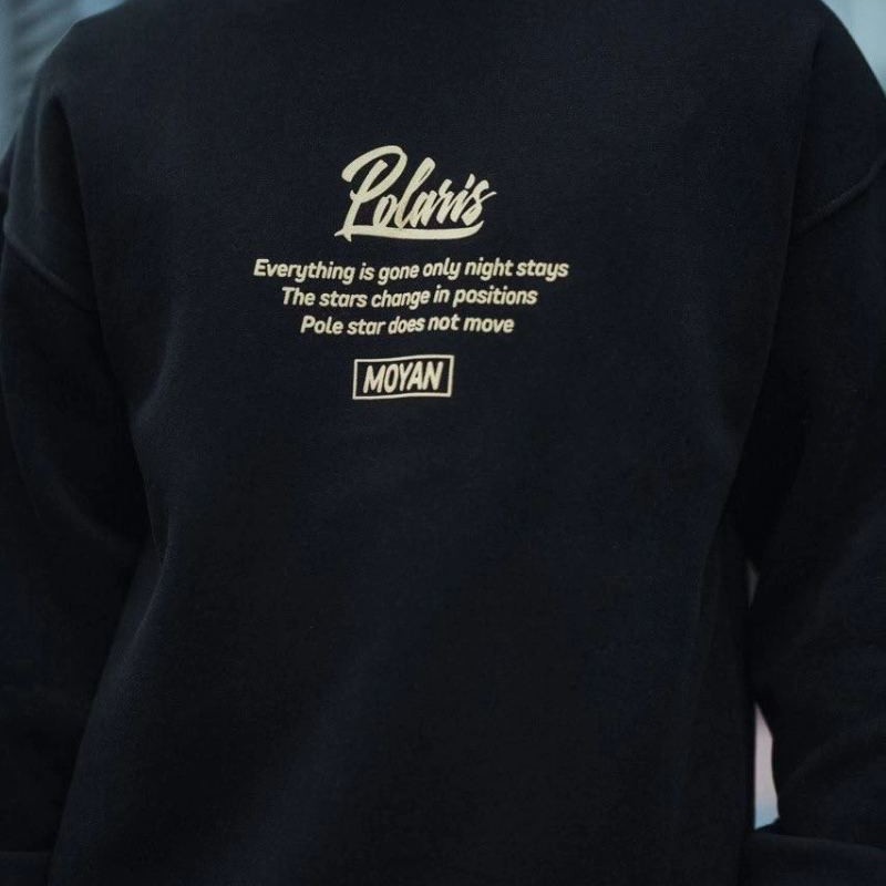 Erkek 3 iplik pamuklu Bisiklet Yaka Ön Ve Arka Baskılı SweatShirt - Siyah Erkek 3 iplik pamuklu Bisiklet Yaka Ön Ve Arka Baskılı SweatShirt - Siyah