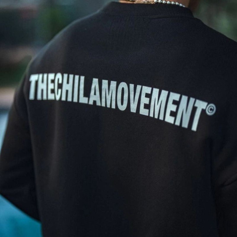Erkek 3 iplik Pamuklu Bisiklet Yaka Oversize Baskılı SweatShirt - Siyah Erkek 3 iplik Pamuklu Bisiklet Yaka Oversize Baskılı SweatShirt - Siyah