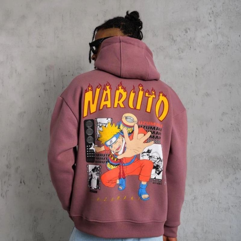 Erkek 3 İplik Pamuklu Kapüşonlu Baskılı Cepli Oversize Sweatshirt Hoodie - Gül Kurusu Erkek 3 İplik Pamuklu Kapüşonlu Baskılı Cepli Oversize Sweatshirt Hoodie - Gül Kurusu