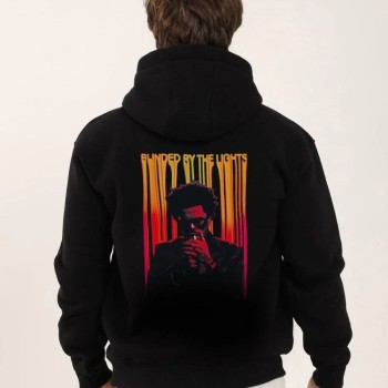 Erkek 3 İplik Pamuklu Kapüşonlu Baskılı Cepli Oversize Sweatshirt Hoodie - Siyah Erkek 3 İplik Pamuklu Kapüşonlu Baskılı Cepli Oversize Sweatshirt Hoodie - Siyah