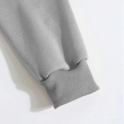 Erkek 3 İplik Pamuklu Kapüşonlu Kanguru Cepli Sweatshirt Hoodie - Boyalı Gri Erkek 3 İplik Pamuklu Kapüşonlu Kanguru Cepli Sweatshirt Hoodie - Boyalı Gri
