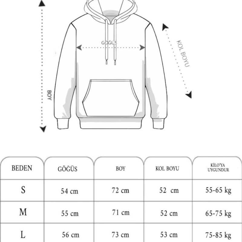 Erkek 3 İplik Pamuklu Kapüşonlu Tam Fermuarlı Cepli Hoodie Sweatshirt - Gri Erkek 3 İplik Pamuklu Kapüşonlu Tam Fermuarlı Cepli Hoodie Sweatshirt - Gri