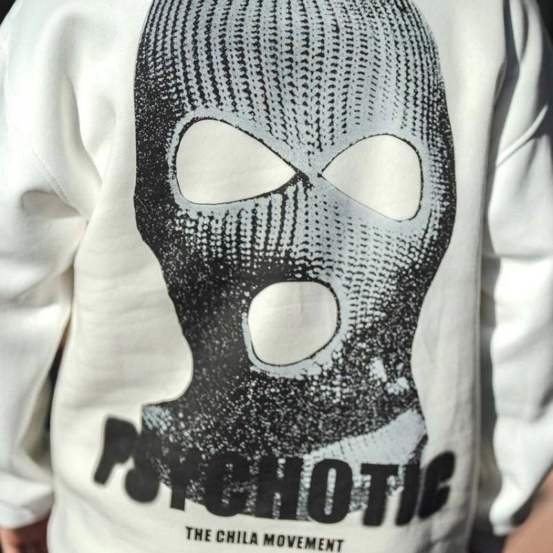 Erkek 3 iplik pamuklu Kışlık Bisiklet Yaka Baskılı SweatShirt - Beyaz Erkek 3 iplik pamuklu Kışlık Bisiklet Yaka Baskılı SweatShirt - Beyaz