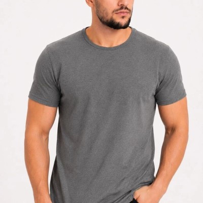 Erkek Basic Tişört Bisiklet Yaka Kısa Kol Günlük Yazlık Slim fit T-Shirt - Antrasit Erkek Basic Tişört Bisiklet Yaka Kısa Kol Günlük Yazlık Slim fit T-Shirt - Antrasit