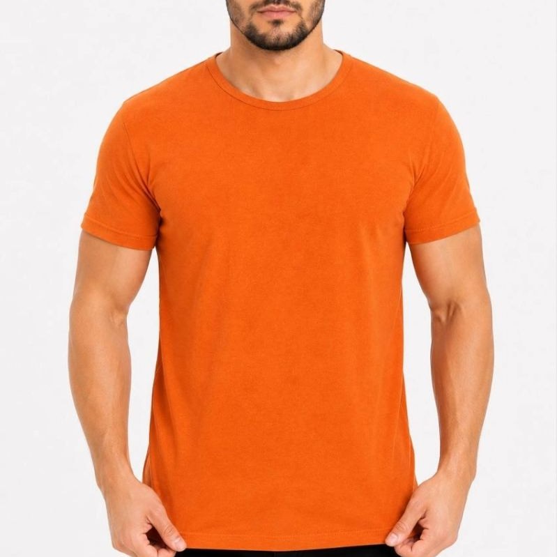 Erkek Basic Tişört Bisiklet Yaka Kısa Kol Günlük Yazlık Slim fit T-Shirt - Turuncu Erkek Basic Tişört Bisiklet Yaka Kısa Kol Günlük Yazlık Slim fit T-Shirt - Turuncu