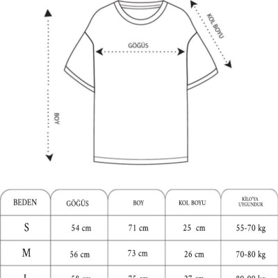 Erkek Baskılı Bisiklet Yaka T-Shirt - Siyah