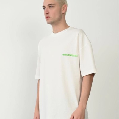 Erkek Baskılı T-Shirt Kısa Kol Bisiklet Yaka Rahat Kalıp Tişört - Beyaz Erkek Baskılı T-Shirt Kısa Kol Bisiklet Yaka Rahat Kalıp Tişört - Beyaz