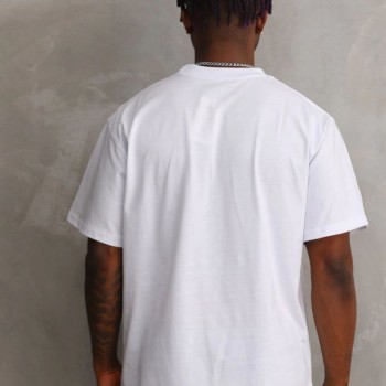 Erkek Baskılı T-Shirt Kısa Kol Bisiklet Yaka Rahat Kalıp Tişört - Beyaz Erkek Baskılı T-Shirt Kısa Kol Bisiklet Yaka Rahat Kalıp Tişört - Beyaz