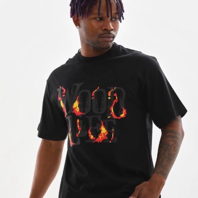 Erkek Baskılı T-Shirt Kısa Kol Bisiklet Yaka Rahat Kalıp Tişört - Siyah Erkek Baskılı T-Shirt Kısa Kol Bisiklet Yaka Rahat Kalıp Tişört - Siyah