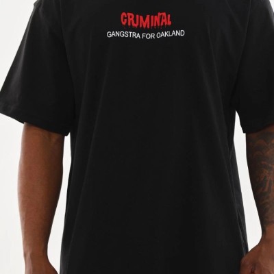 Erkek Baskılı T-Shirt Kısa Kol Bisiklet Yaka Rahat Kalıp Tişört - Siyah Erkek Baskılı T-Shirt Kısa Kol Bisiklet Yaka Rahat Kalıp Tişört - Siyah