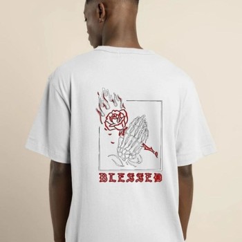Erkek Baskılı T-Shirt Kısa Kol Bisiklet Yaka Regular Fit Rahat Kalıp Günlük Tişört - Beyaz Erkek Baskılı T-Shirt Kısa Kol Bisiklet Yaka Regular Fit Rahat Kalıp Günlük Tişört - Beyaz