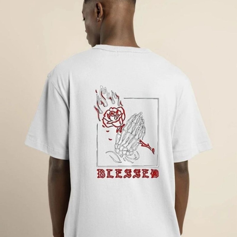 Erkek Baskılı T-Shirt Kısa Kol Bisiklet Yaka Regular Fit Rahat Kalıp Günlük Tişört - Beyaz Erkek Baskılı T-Shirt Kısa Kol Bisiklet Yaka Regular Fit Rahat Kalıp Günlük Tişört - Beyaz