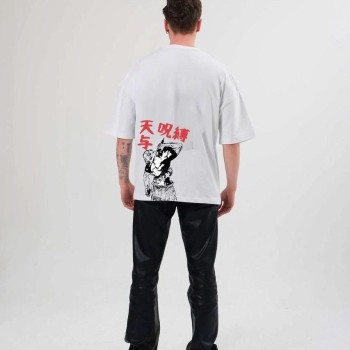 Erkek Baskılı T-Shirt Kısa Kol Bisiklet Yaka Regular Fit Rahat Kalıp Günlük Tişört - Beyaz Erkek Baskılı T-Shirt Kısa Kol Bisiklet Yaka Regular Fit Rahat Kalıp Günlük Tişört - Beyaz