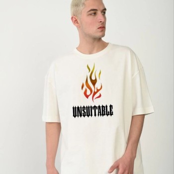 Erkek Baskılı T-Shirt Kısa Kol Bisiklet Yaka Regular Fit Rahat Kalıp Günlük Tişört - Beyaz Erkek Baskılı T-Shirt Kısa Kol Bisiklet Yaka Regular Fit Rahat Kalıp Günlük Tişört - Beyaz