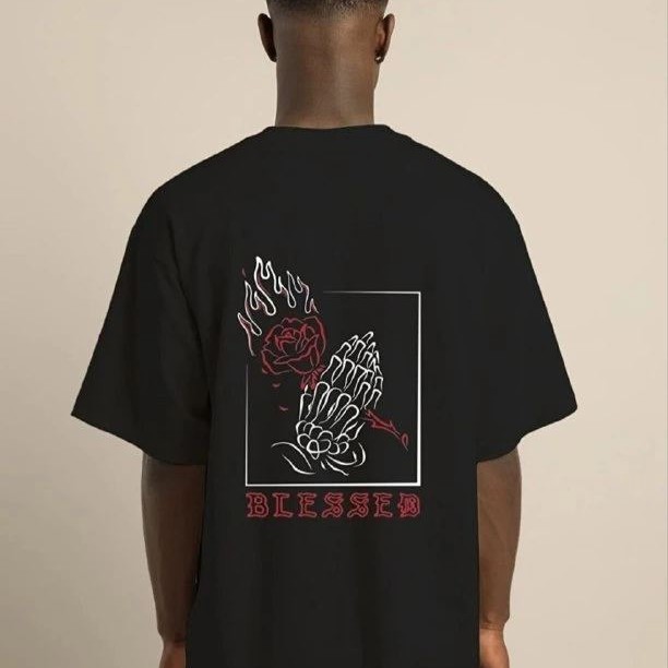 Erkek Baskılı T-Shirt Kısa Kol Bisiklet Yaka Regular Fit Rahat Kalıp Günlük Tişört - Siyah Erkek Baskılı T-Shirt Kısa Kol Bisiklet Yaka Regular Fit Rahat Kalıp Günlük Tişört - Siyah