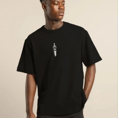 Erkek Baskılı T-Shirt Kısa Kol Bisiklet Yaka Regular Fit Rahat Kalıp Günlük Tişört - Siyah Erkek Baskılı T-Shirt Kısa Kol Bisiklet Yaka Regular Fit Rahat Kalıp Günlük Tişört - Siyah