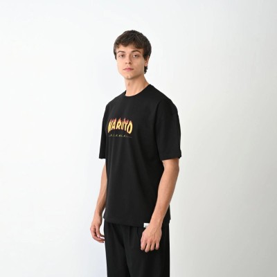 Erkek Baskılı T-Shirt Kısa Kol Bisiklet Yaka Regular Fit Rahat Kalıp Günlük Tişört - Siyah Erkek Baskılı T-Shirt Kısa Kol Bisiklet Yaka Regular Fit Rahat Kalıp Günlük Tişört - Siyah