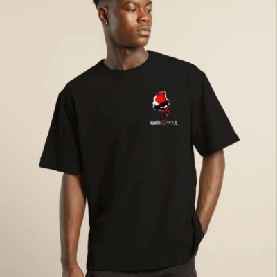 Erkek Baskılı T-Shirt Kısa Kol Bisiklet Yaka Regular Fit Rahat Kalıp Günlük Tişört - Siyah Erkek Baskılı T-Shirt Kısa Kol Bisiklet Yaka Regular Fit Rahat Kalıp Günlük Tişört - Siyah