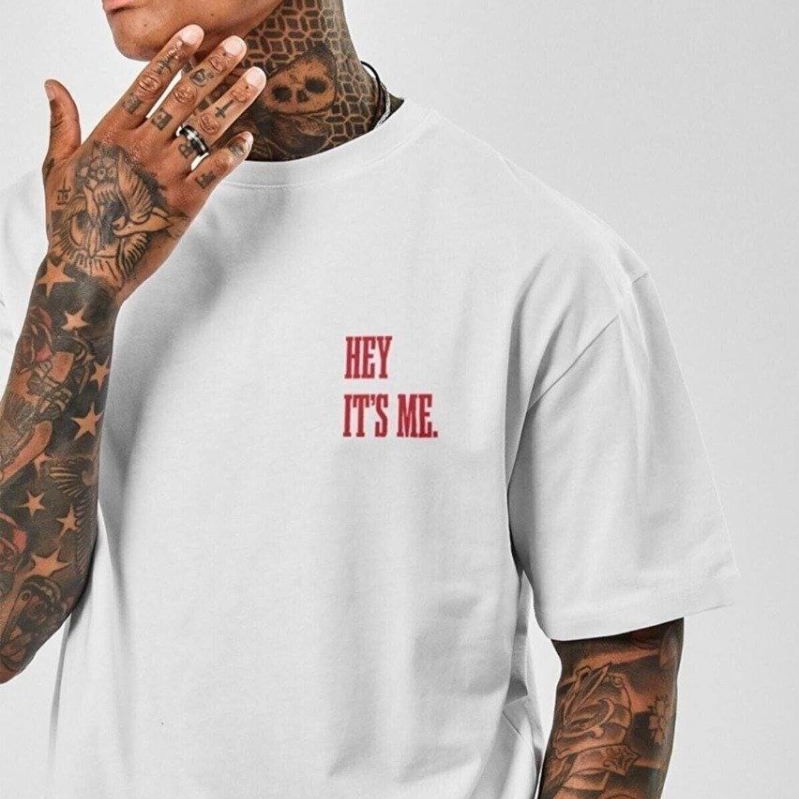 Erkek Baskılı T-Shirt Kısa Kol Bisiklet Yaka Regular Fit Rahat Kalıp Tişört - Beyaz Erkek Baskılı T-Shirt Kısa Kol Bisiklet Yaka Regular Fit Rahat Kalıp Tişört - Beyaz