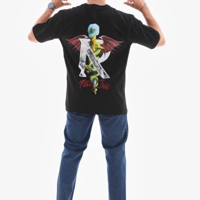 Erkek Baskılı T-Shirt Kısa Kol Bisiklet Yaka Regular Fit Rahat Kalıp Tişört - Siyah Erkek Baskılı T-Shirt Kısa Kol Bisiklet Yaka Regular Fit Rahat Kalıp Tişört - Siyah