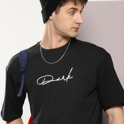 Erkek Baskılı T-Shirt Kısa Kol Bisiklet Yaka Regular Fit Rahat Kalıp Tişört - Siyah Erkek Baskılı T-Shirt Kısa Kol Bisiklet Yaka Regular Fit Rahat Kalıp Tişört - Siyah