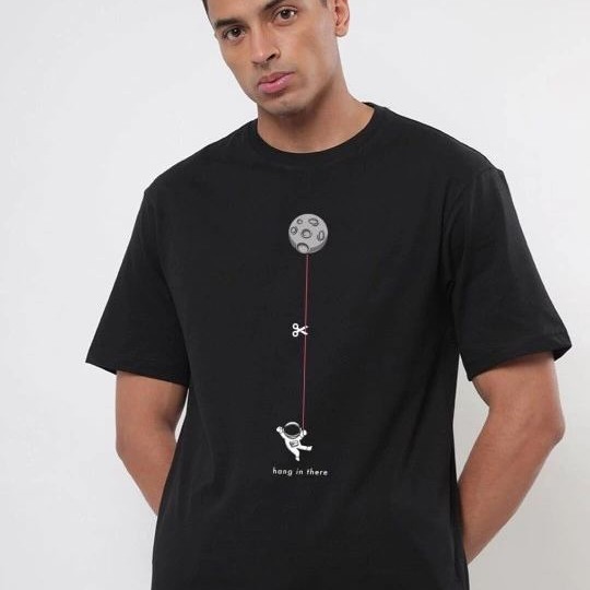 Erkek Baskılı T-Shirt Kısa Kol Bisiklet Yaka Regular Fit Rahat Kalıp Tişört - Siyah Erkek Baskılı T-Shirt Kısa Kol Bisiklet Yaka Regular Fit Rahat Kalıp Tişört - Siyah