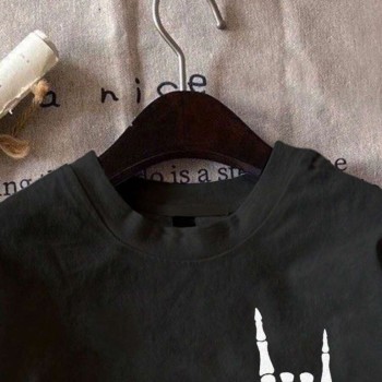 Erkek Baskılı T-Shirt Kısa Kol Bisiklet Yaka Regular Fit Rahat Kalıp Tişört - Siyah Erkek Baskılı T-Shirt Kısa Kol Bisiklet Yaka Regular Fit Rahat Kalıp Tişört - Siyah