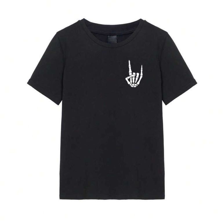 Erkek Baskılı T-Shirt Kısa Kol Bisiklet Yaka Regular Fit Rahat Kalıp Tişört - Siyah Erkek Baskılı T-Shirt Kısa Kol Bisiklet Yaka Regular Fit Rahat Kalıp Tişört - Siyah