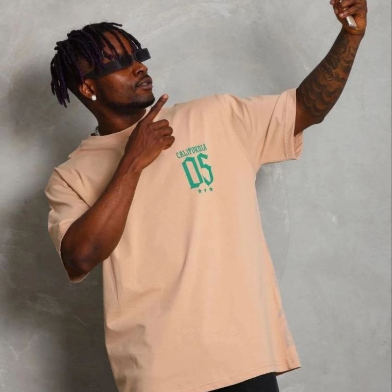 Erkek Baskılı T-Shirt Kısa Kol Bisiklet Yaka Regular Fit Tişört - Bej Erkek Baskılı T-Shirt Kısa Kol Bisiklet Yaka Regular Fit Tişört - Bej