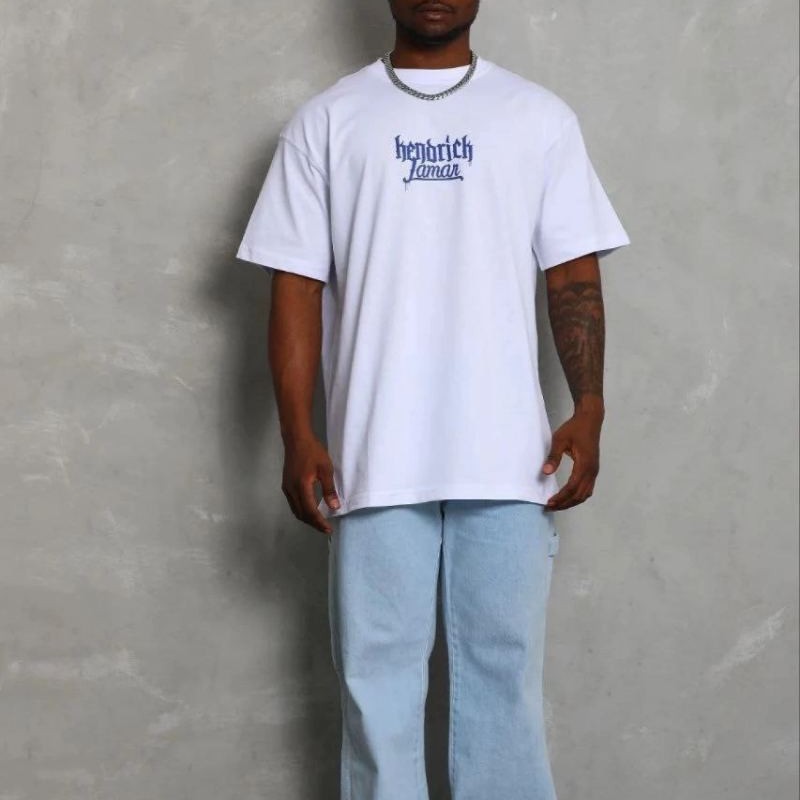 Erkek Baskılı T-Shirt Kısa Kol Bisiklet Yaka Regular Fit Tişört - Beyaz