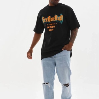 Erkek Baskılı T-Shirt Kısa Kol Bisiklet Yaka Regular Fit Tişört - Siyah Erkek Baskılı T-Shirt Kısa Kol Bisiklet Yaka Regular Fit Tişört - Siyah