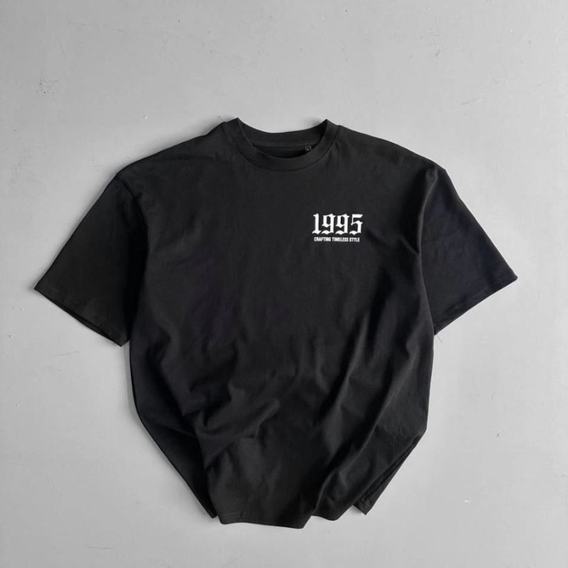 Erkek Baskılı T-Shirt Kısa Kol Bisiklet Yaka Regular Fit Yazlık Tişört - Siyah Erkek Baskılı T-Shirt Kısa Kol Bisiklet Yaka Regular Fit Yazlık Tişört - Siyah