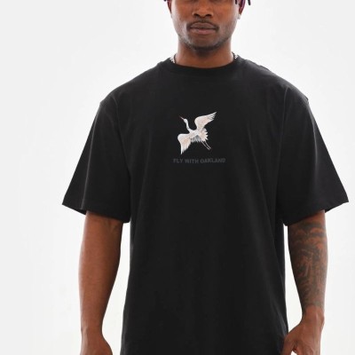 Erkek Baskılı T-Shirt Yazlık Kısa Kol Bisiklet Yaka Tişört - Siyah Erkek Baskılı T-Shirt Yazlık Kısa Kol Bisiklet Yaka Tişört - Siyah