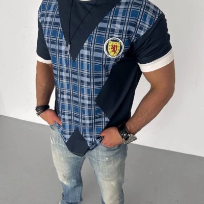 ERKEK Bisiklet Yaka Baskılı Kısa kol Oversize T-Shirt - Siyah ERKEK Bisiklet Yaka Baskılı Kısa kol Oversize T-Shirt - Siyah