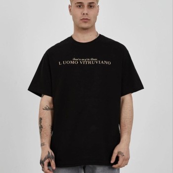 ERKEK Bisiklet Yaka Tişort Baskılı Oversize kısa kol T-Shirt - Siyah ERKEK Bisiklet Yaka Tişort Baskılı Oversize kısa kol T-Shirt - Siyah